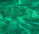 Jacquard mikado flores verde